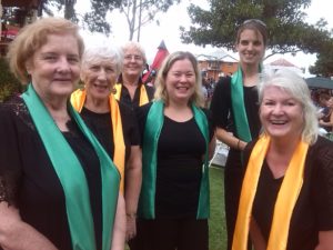 multitude at citizenship ceremony